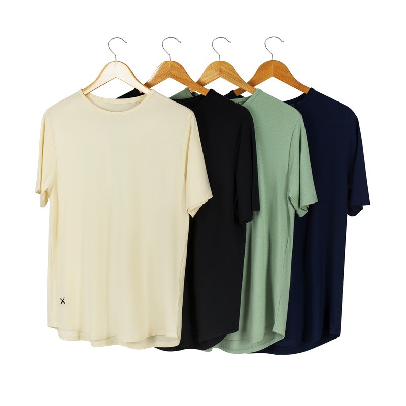 AO Split-Hem Tee (Jet Black) 4